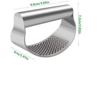 🧶➖63%🧶 Prensa de ajos balancín de acero inox
