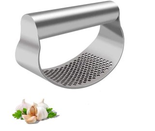 🧶➖63%🧶 Prensa de ajos balancín de acero inox