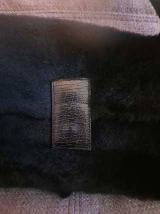 Borsetta in pelliccetta nera