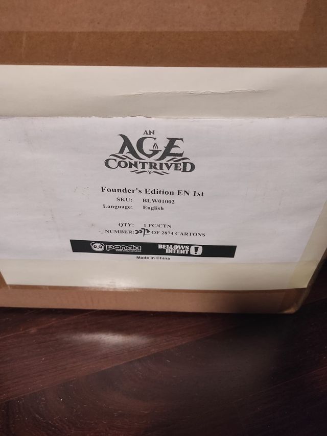 An Age Contrived Founder's Edition Kickstarter