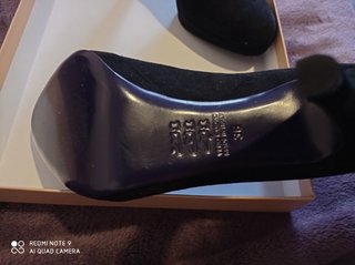 Décolleté vera pelle nero
