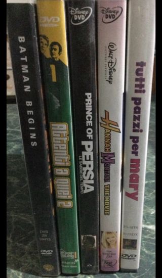 5 DVD Film Vari