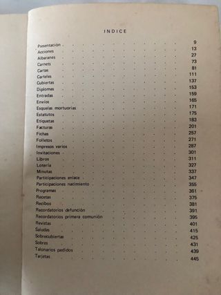 libro antiguo de artes graficas