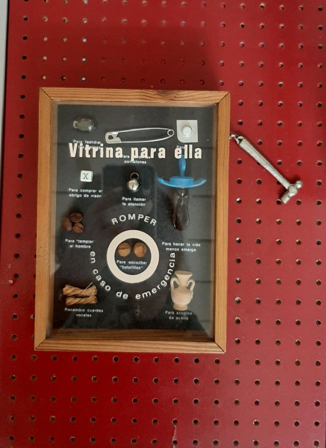 Cuadro vitrina para Ella