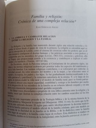 Sociedad y Utopía 6. La familia