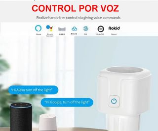 💥🥇Pack de 2 enchufes inteligentes Wifi. 20A
