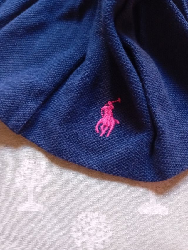 Gonnellina a pieghe blu