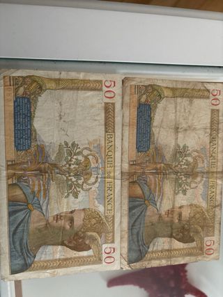 Billetes 50 francos