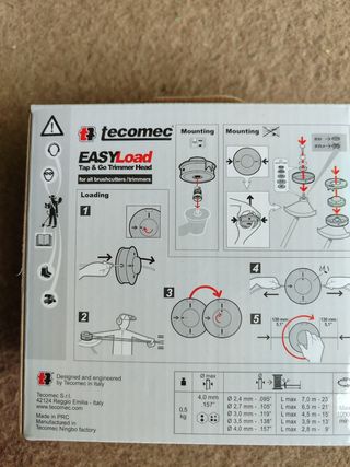 Cabeça auto cut fio nylon