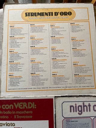 Lote Vinilo Italiano