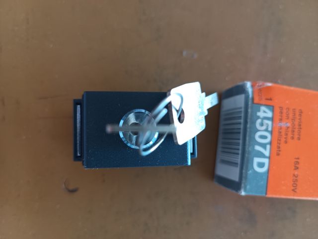 Bticino Living Classic 4507D deviatore a chiave