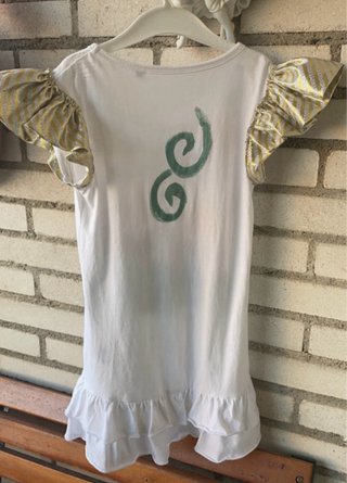 Vestido niña muñecas pintado a mano 7/8 alos