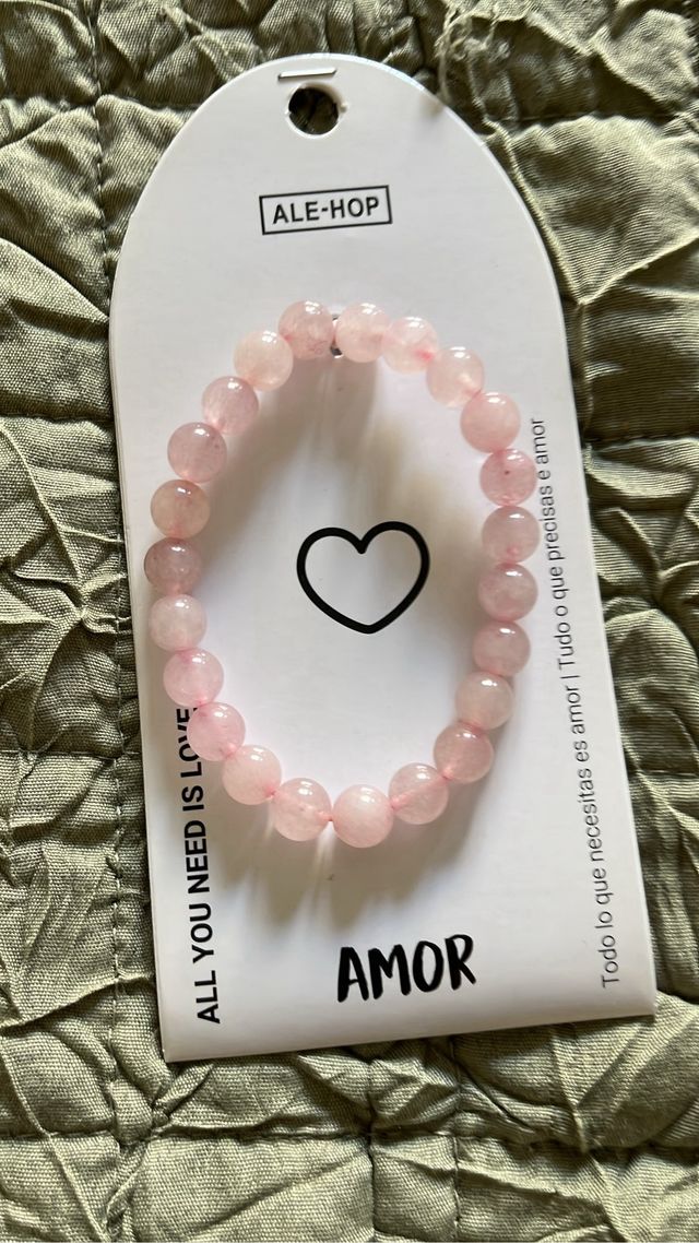 Pulcera de granate y cuarzo rosa