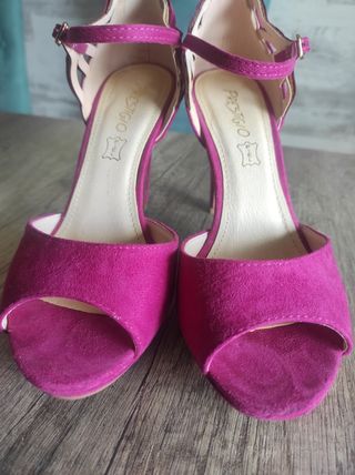Lote zapatos tacón 38 y bolso