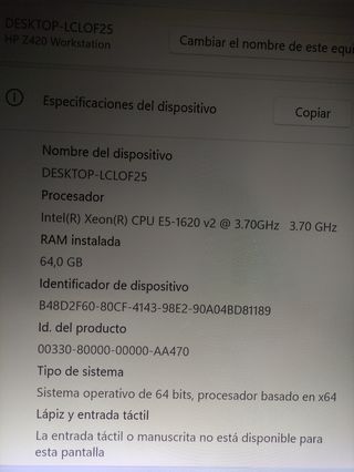 Computer professionale, (i7) 64 GB di RAM, Wi-Fi