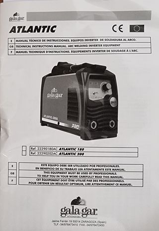 Soldador portátil ATLANTIC AT-180A  GALAGAR.