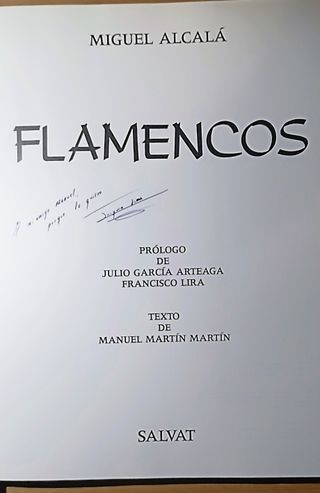LIBRO "FLAMENCOS"