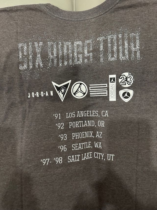 Maglietta Nike uomo M celebrativa titoli Jordan
