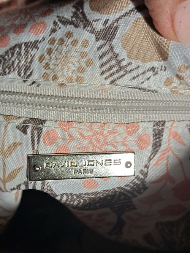 Bolso combinado blanco y negro