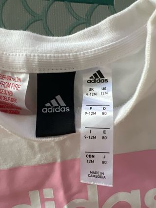 Conjunto adidas niña