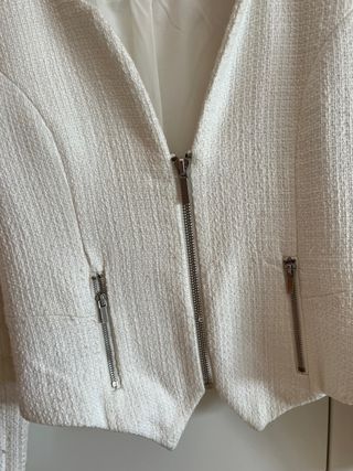 Americana-chaqueta blanca