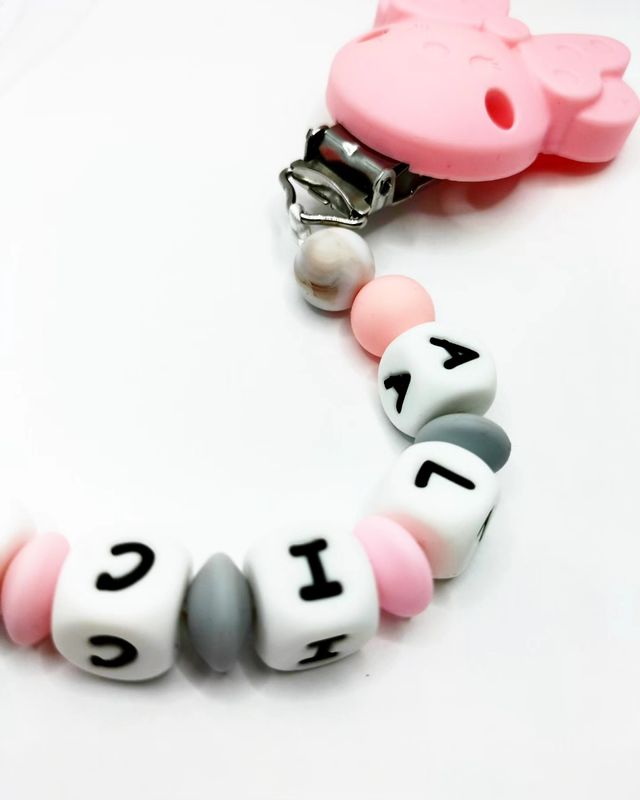 Cadena chupetero con nombre*