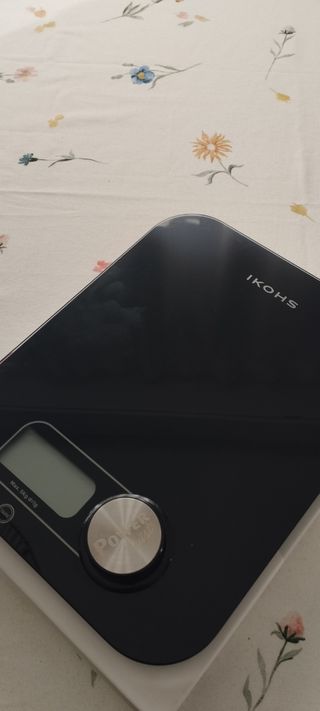 Báscula de cocina sin pilas Ikohs Create