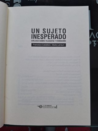 Un sujeto inesperado