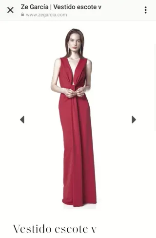 Vestido mujer Ze García rojo