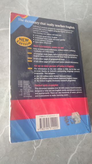 Dictionario Oxford Advanced Learner's + REGALO