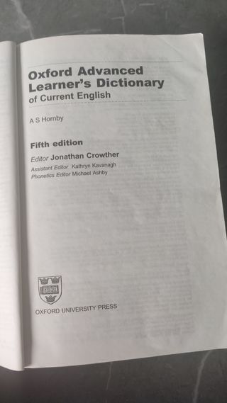 Dictionario Oxford Advanced Learner's + REGALO