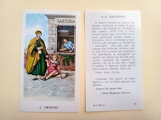 100 santini holy card SAN OMOBONO egim