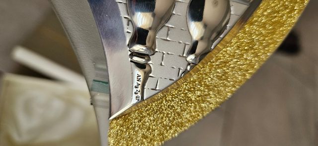 Figura soprammobile argento regalo