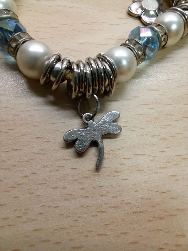 Bracciale donna con ciondoli, pietre e brillanti