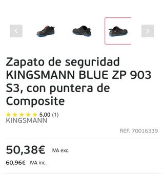 Zapatos seguridad