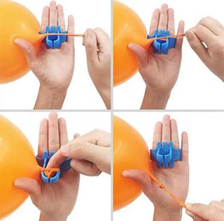 Atador anudador de globos 