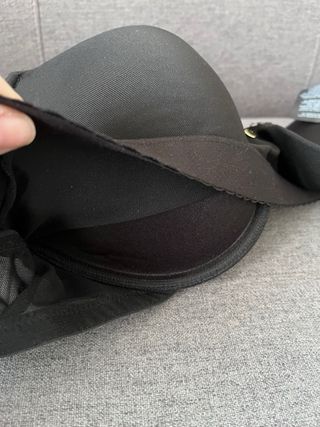 Sujetador 75D negro push-up H&M