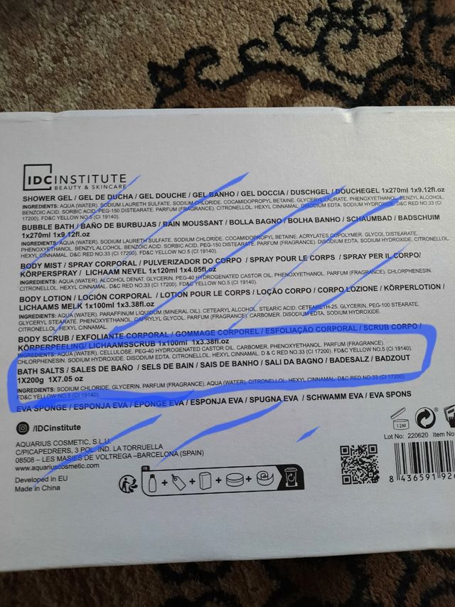 Sali da bagno alla rosa IDC institute 200g