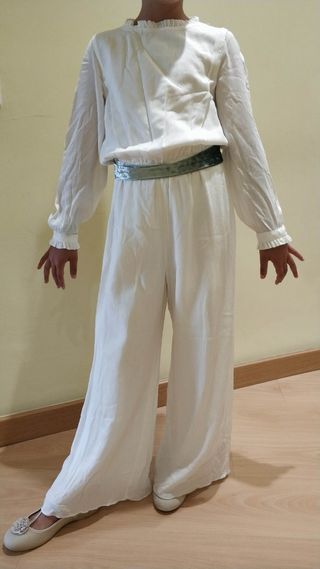 Mono blanco Mango niña,146cm