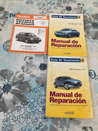 Manual de taller de reparación coches Alfa Romeo