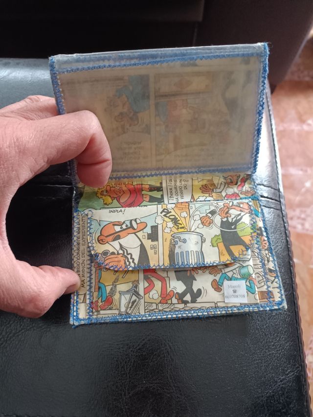 Cartera monedero tebeo