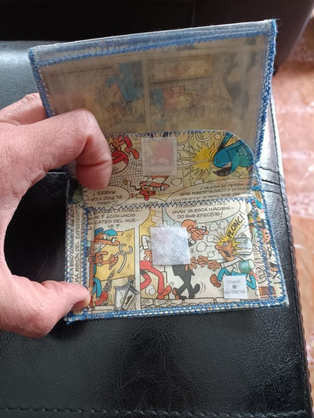 Cartera monedero tebeo