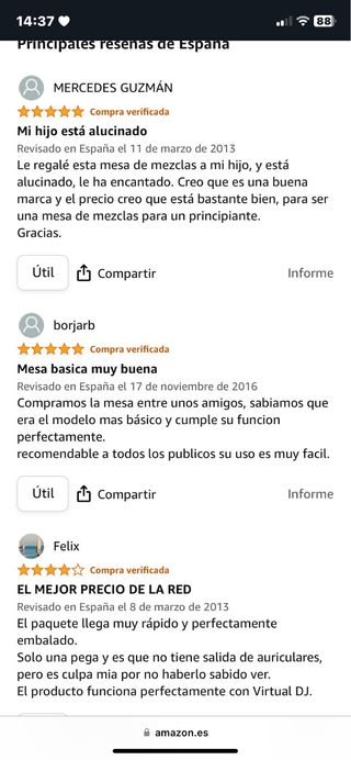 Hercules DJ Control MP3 e2 Mesa de mezclas