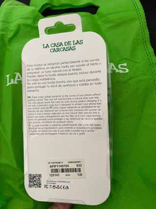 FUNDA DE MOVIL IPHONE 11 MORADO