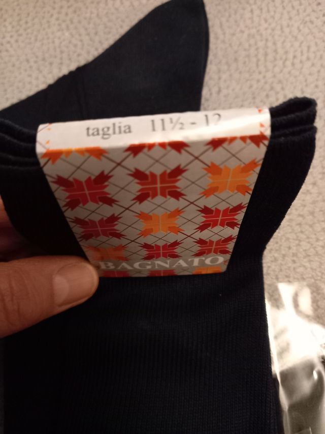 SET 5 PAIA CALZE LUNGHE DA UOMO BLU