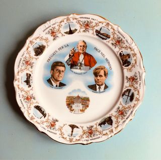 Piatto commemorativo ‘60 Papa Kennedy