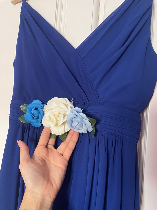 Vestido Azul Boda