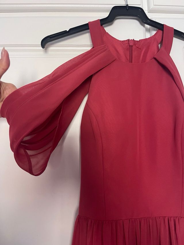 Vestido Boda Rosa Canela