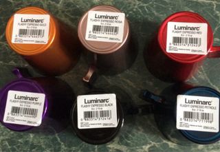 Luminarc Flashy 6 Tazze da caffe’-Vetro temperato