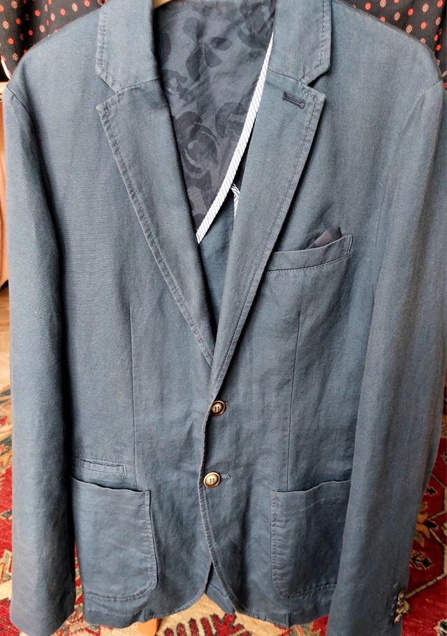 Giacca lino e cotone